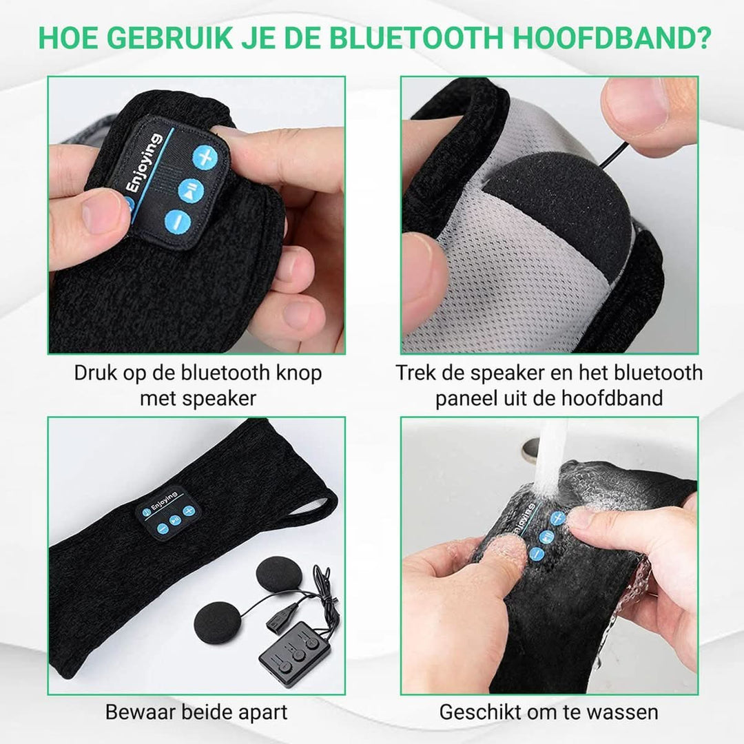 Norvo | Sleepwave Bluetooth Søvnband – Musikk Søvn Hjelpemiddel for Rolig Søvn & Avslapning