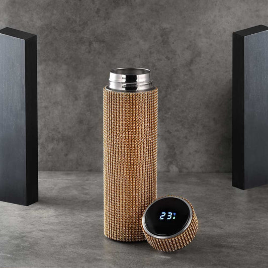 Norvo | Smart Flaske Termos I Smart Temperaturdisplay Zirconia Vakuumflaske 500 ML