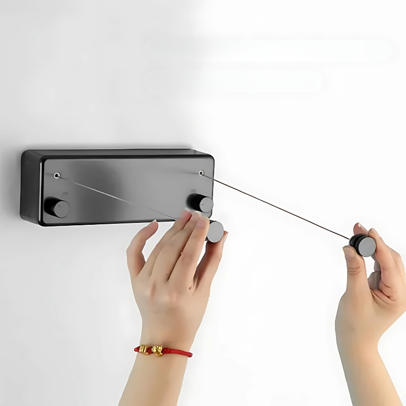 Norvo | SmartLine Utrekkbar Klessnor – Plassbesparende og Sterk for Innendørs og Utendørs