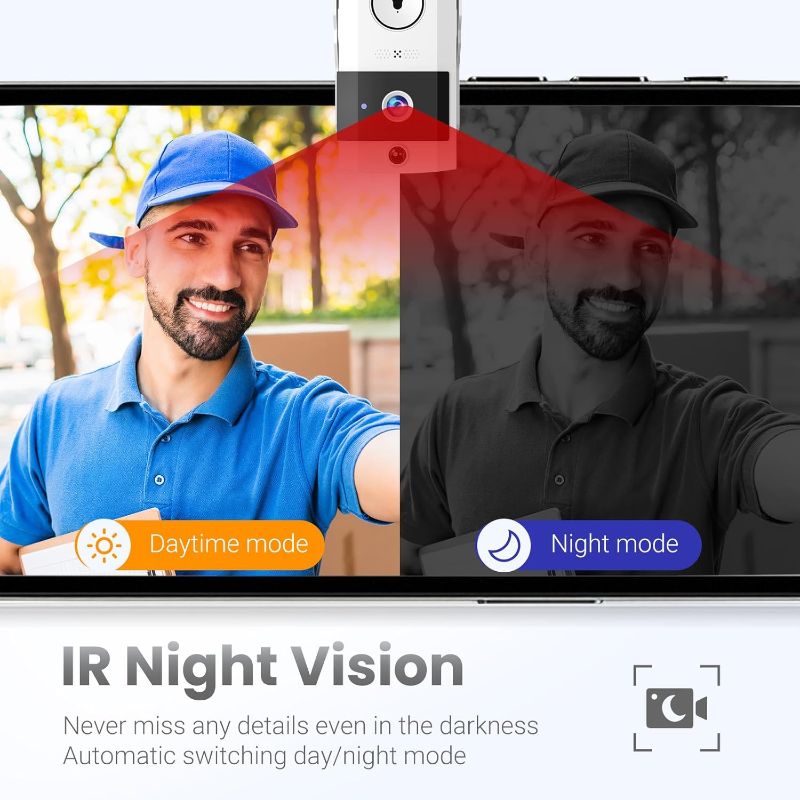 Norvo | DoorSight Pro – HD Video og To-Vei Lyd for Hjemmesikkerhet