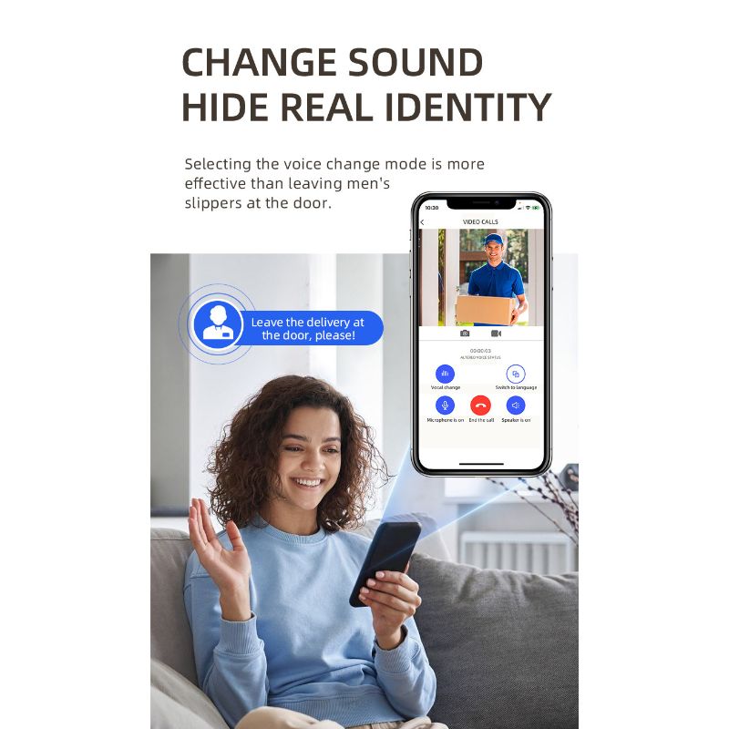 Norvo | DoorSight Pro – HD Video og To-Vei Lyd for Hjemmesikkerhet