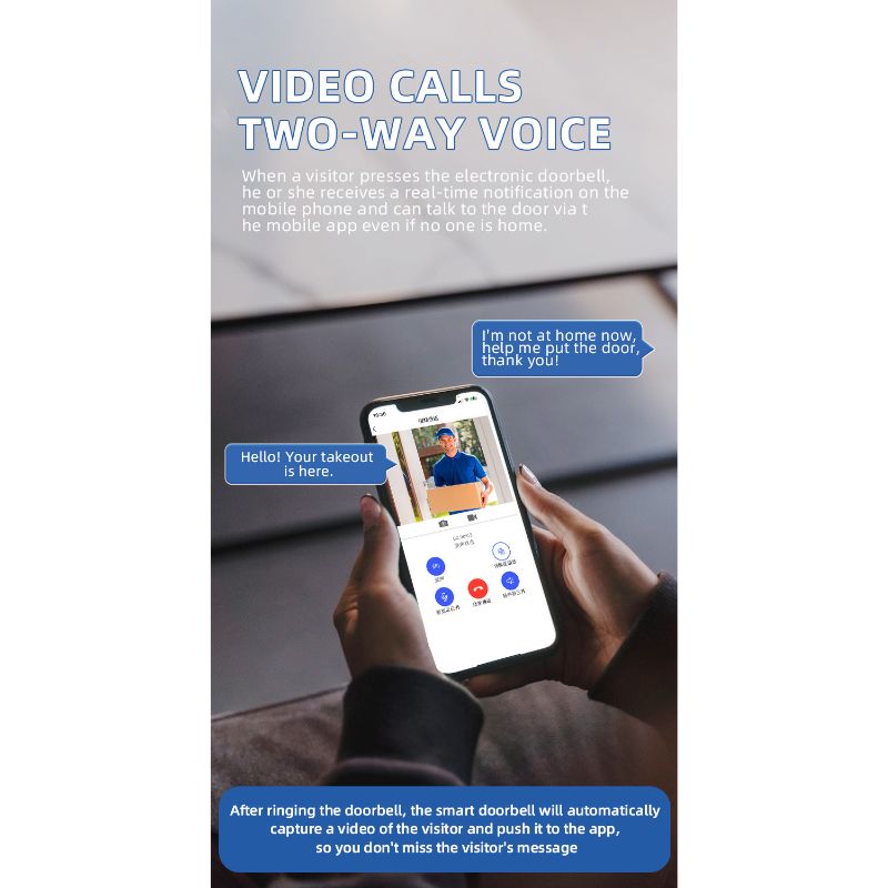 Norvo | DoorSight Pro – HD Video og To-Vei Lyd for Hjemmesikkerhet