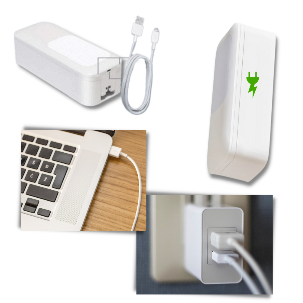 Smarttelefonholder med integrert Bluetooth-lyssett