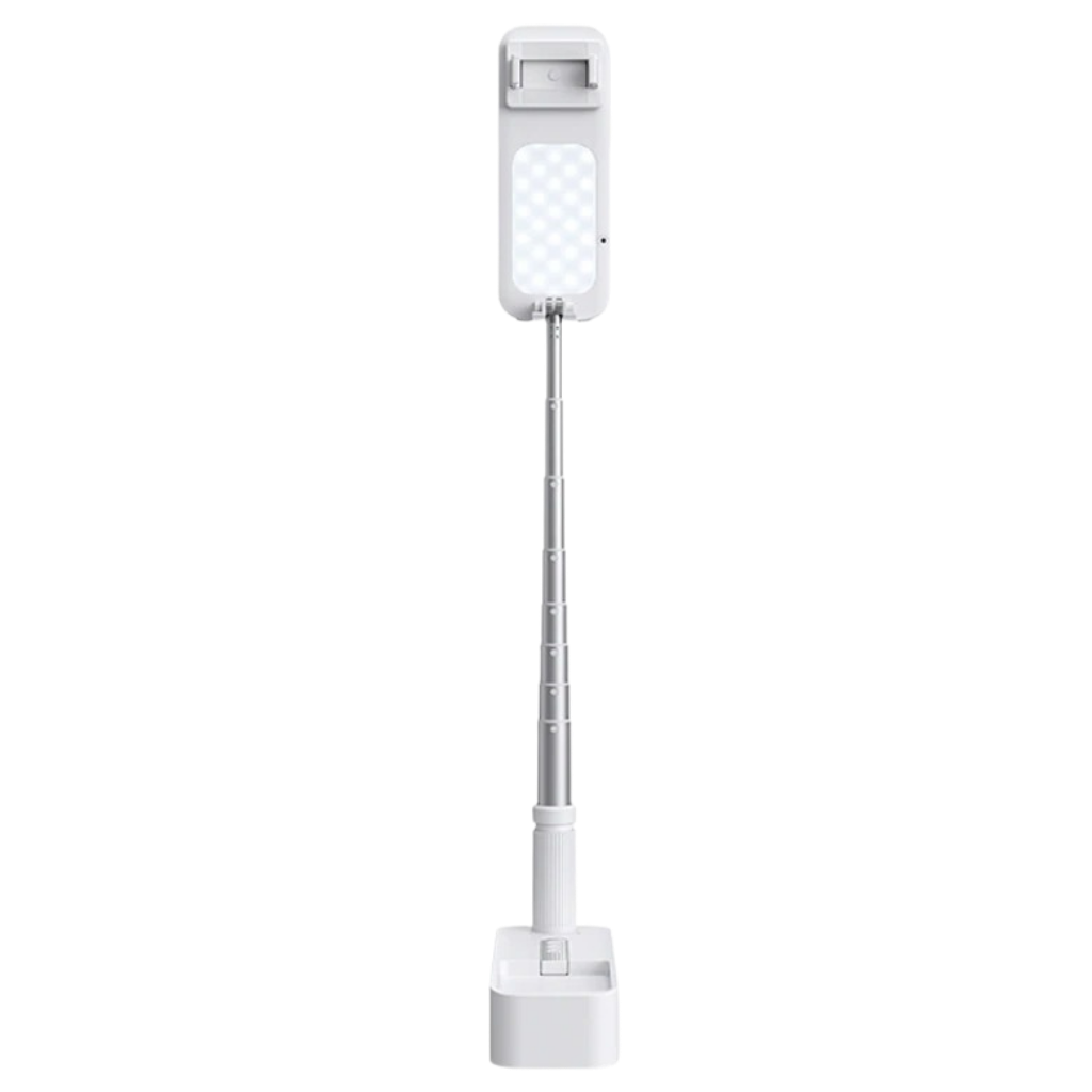Smarttelefonholder med integrert Bluetooth-lyssett