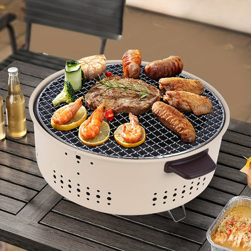 Norvo | Røykfri Grill Pro – Bærbar Røykfri Elektrisk Grill for Utendørs