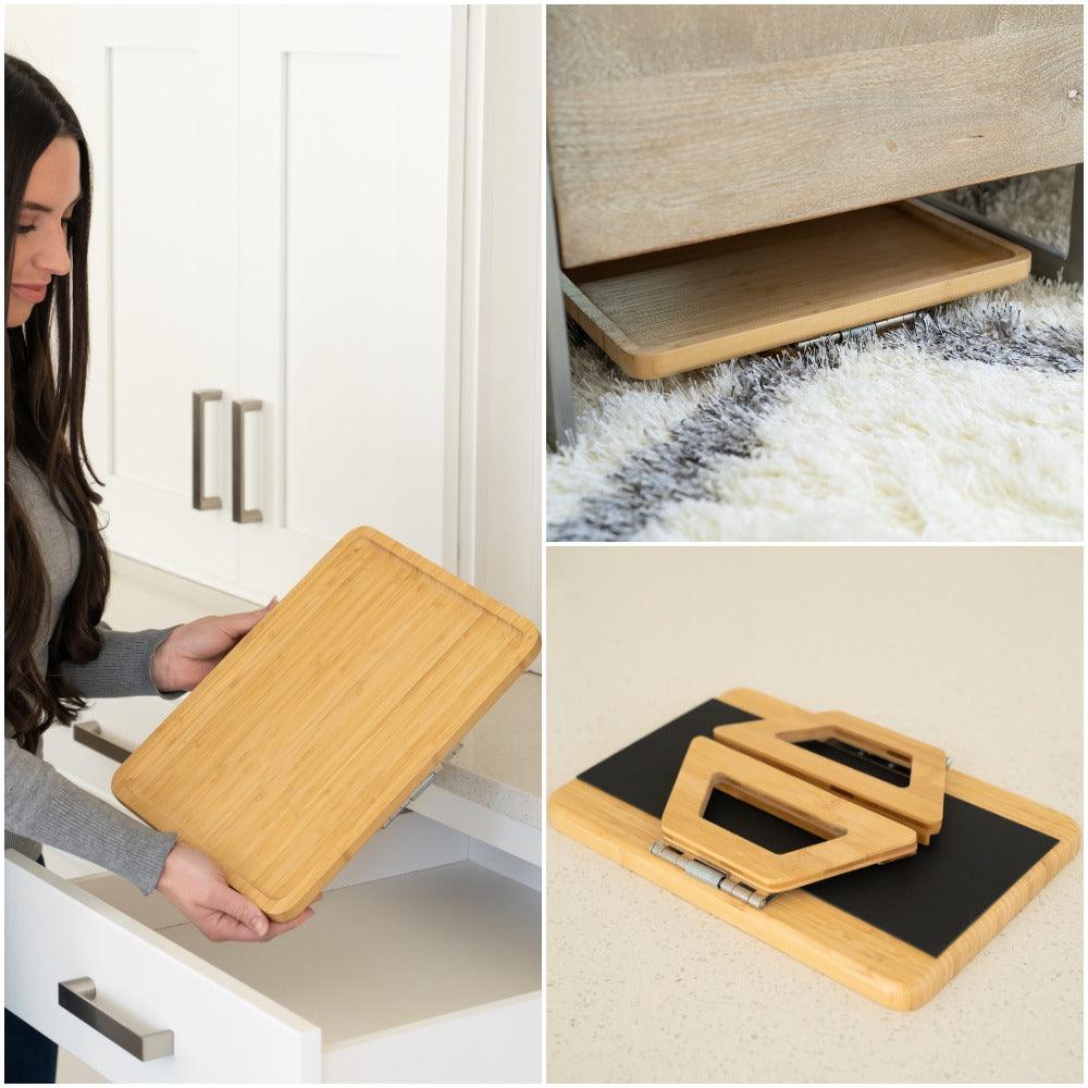 Norvo | SofaMate – Justerbart sofa armlene brett for drikke, snacks og fjernkontrolloppbevaring