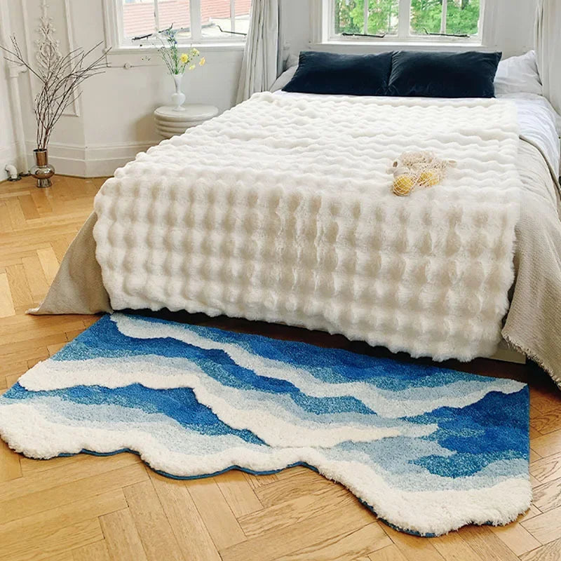 Soft Surf Antiskli Plys Bølgeteppe | Norvo