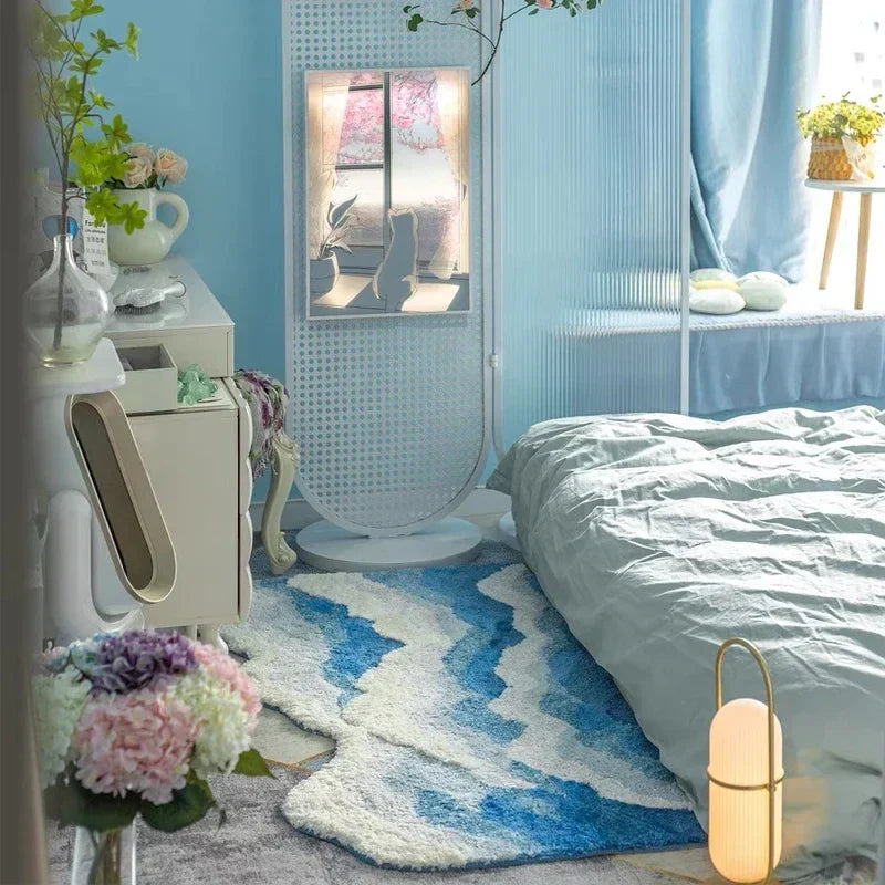 Soft Surf Antiskli Plys Bølgeteppe | Norvo