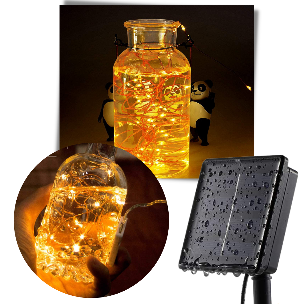 Solcelle LED lyslenke