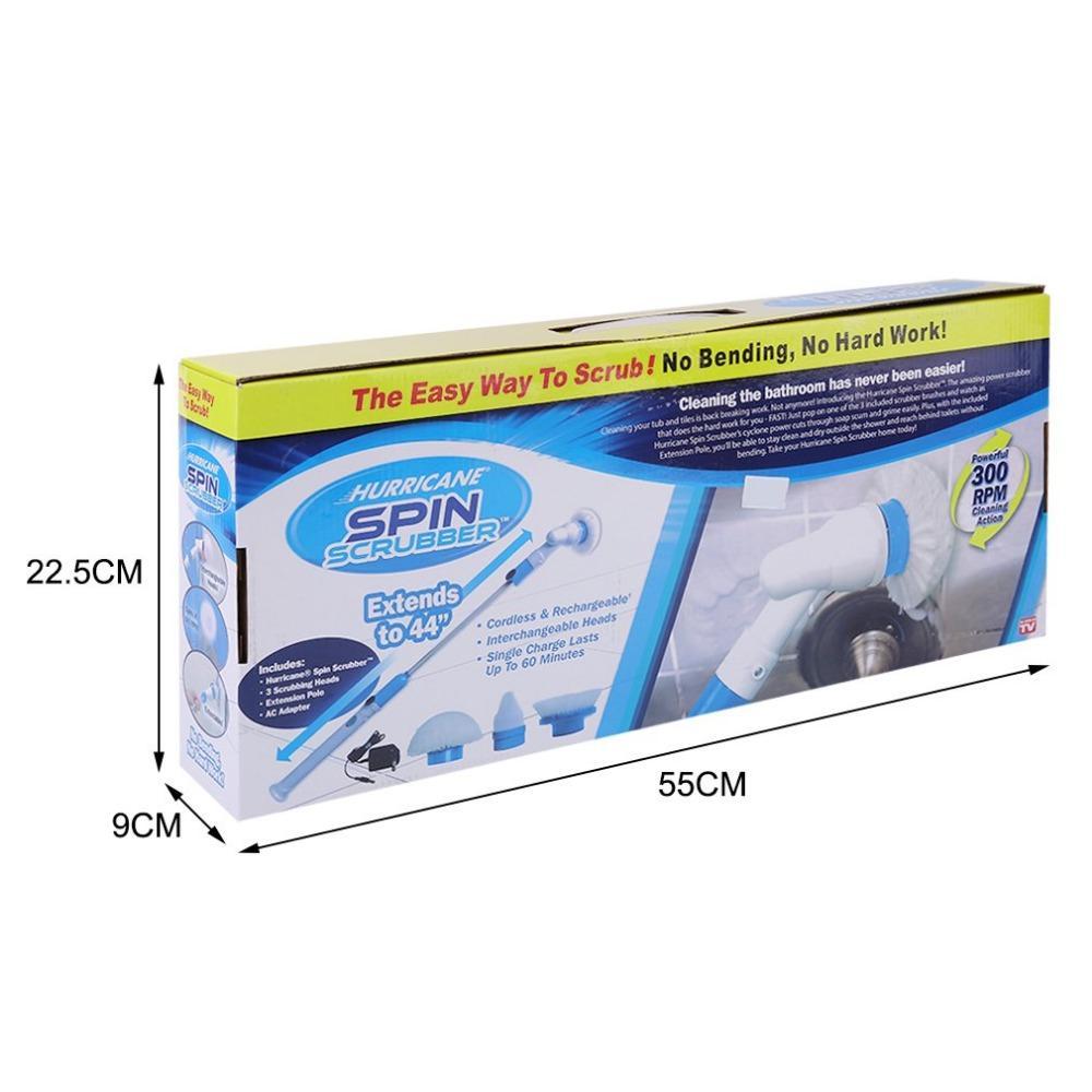 Norvo | Kraftig Multifunksjonal Spin Rengjøringsskrubberbørste - Den Enkle Måten Å Skrubbe