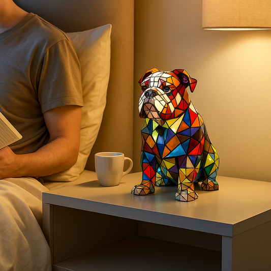 Norvo | Bølgen Glasslampe Hundedesign Moderne Dekorativ Bordbelysning