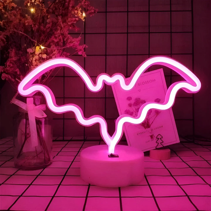 Norvo Light - Hjem og Bar Dekor Neon Lysende Skilt med Base