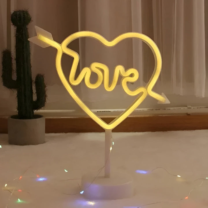 Norvo Light - Hjem og Bar Dekor Neon Lysende Skilt med Base