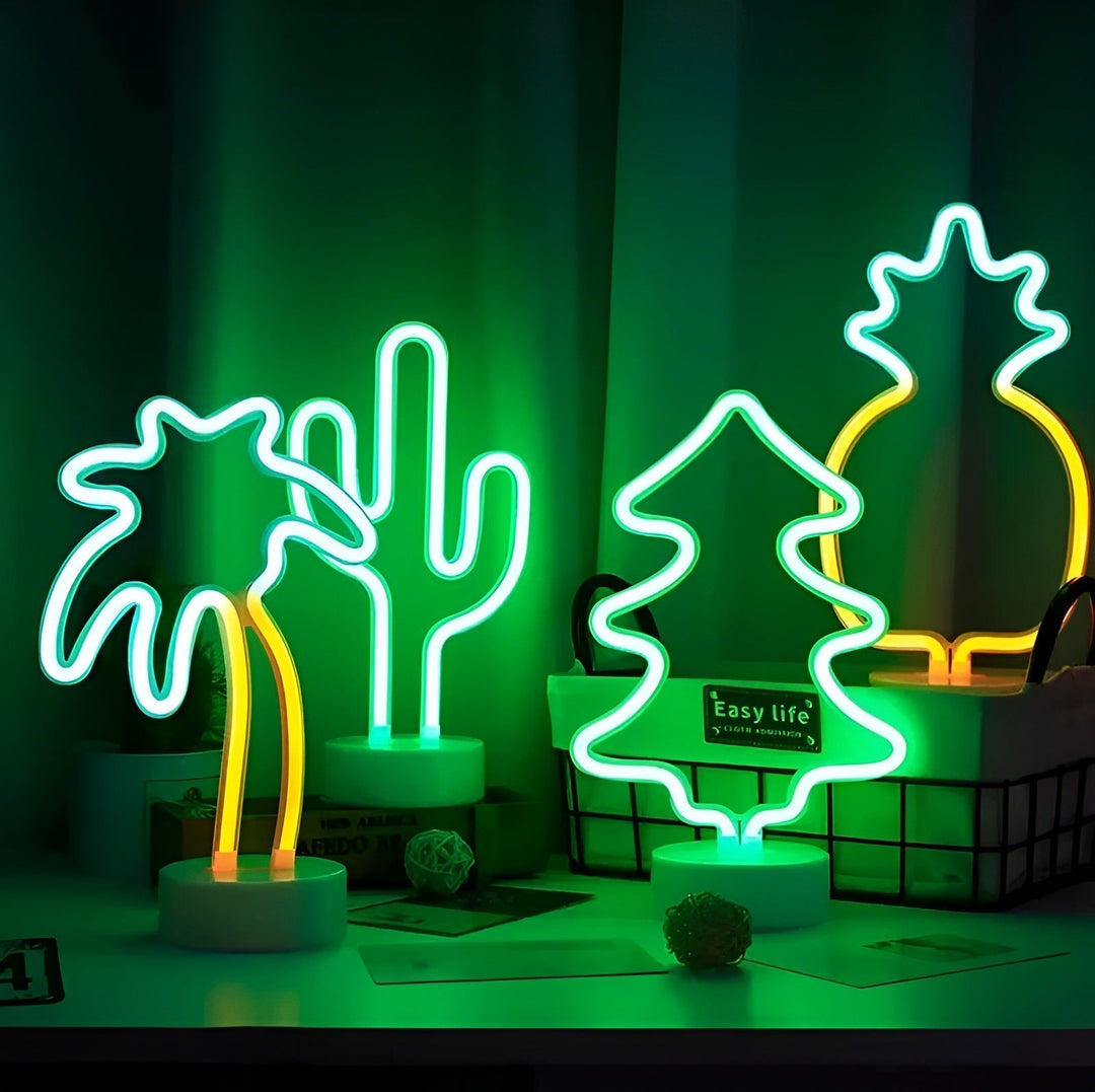 Norvo Light - Hjem og Bar Dekor Neon Lysende Skilt med Base