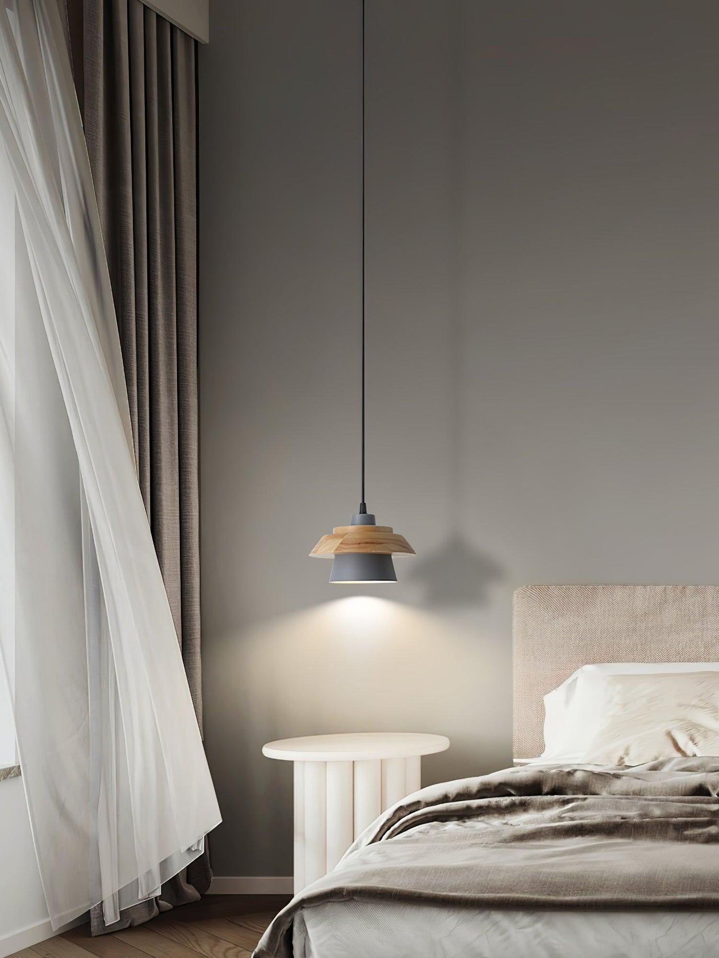 Norvo | NordicMacaron Luksus Taklampe - Skandinavisk Design med Trefinish