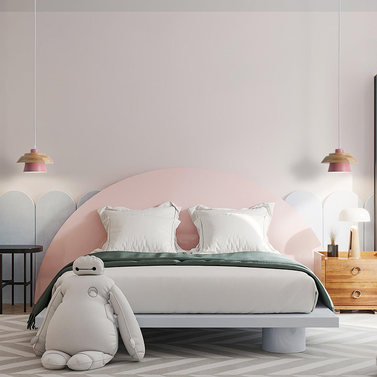 Norvo | NordicMacaron Luksus Taklampe - Skandinavisk Design med Trefinish