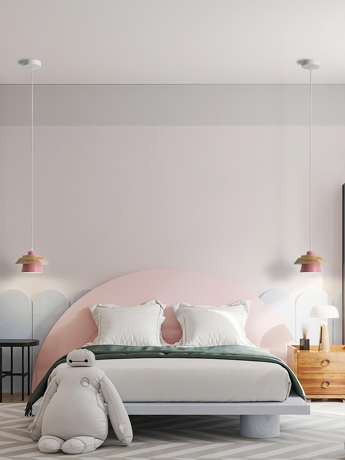 Norvo | NordicMacaron Luksus Taklampe - Skandinavisk Design med Trefinish