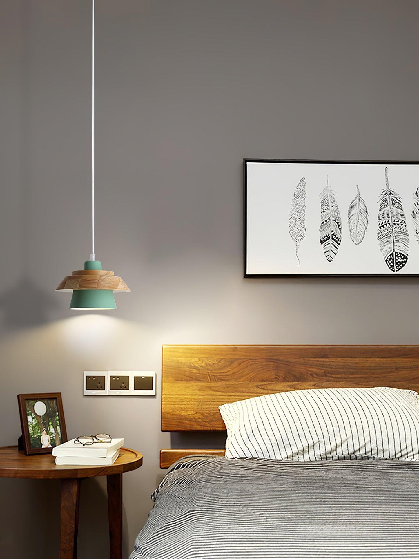 Norvo | NordicMacaron Luksus Taklampe - Skandinavisk Design med Trefinish