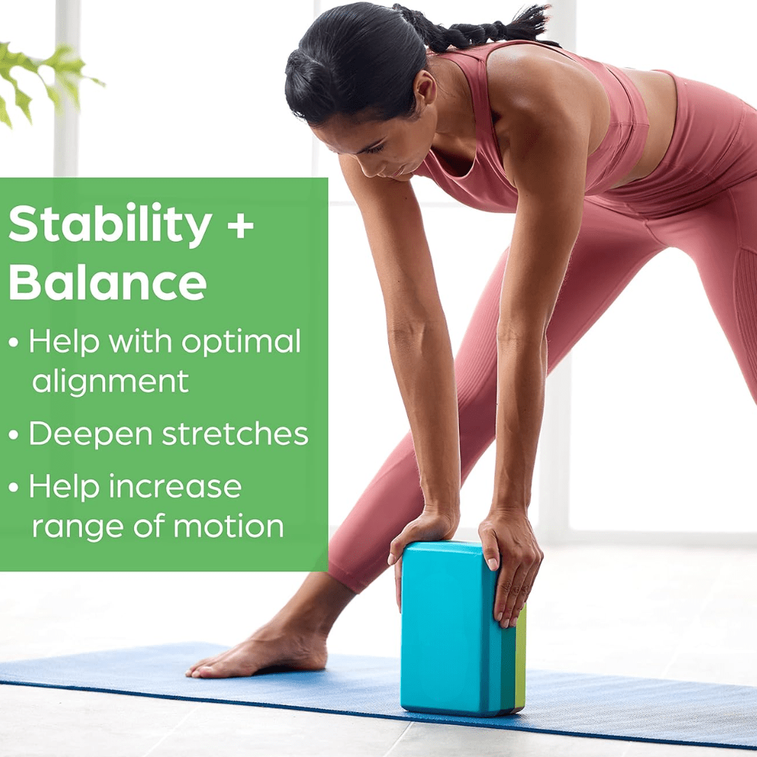 Norvo | Sklisikker EVA-blokk for stabilitet og komfort under yoga