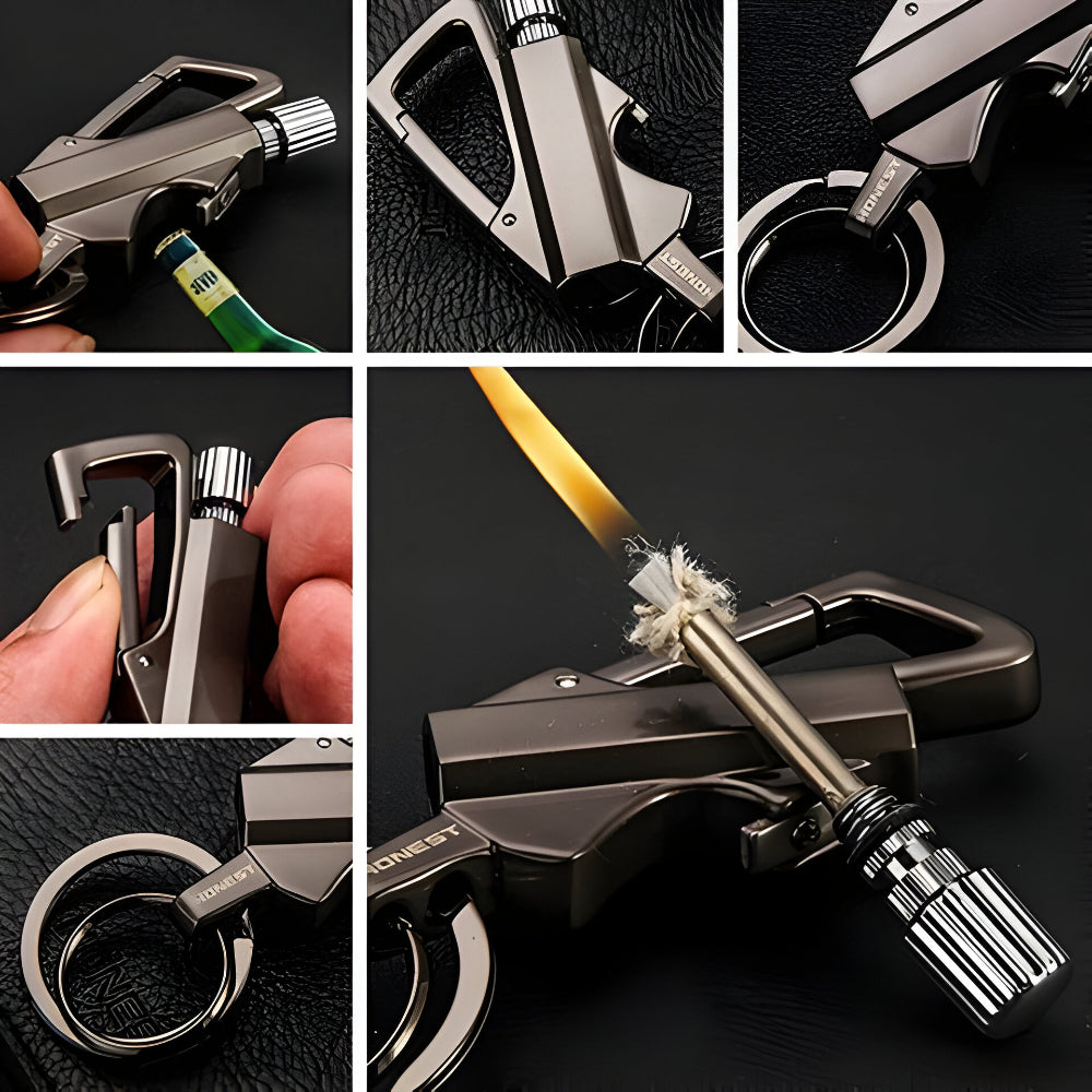 Norvo | Survival Vanntett Flint Brannstarter Nøkkelring