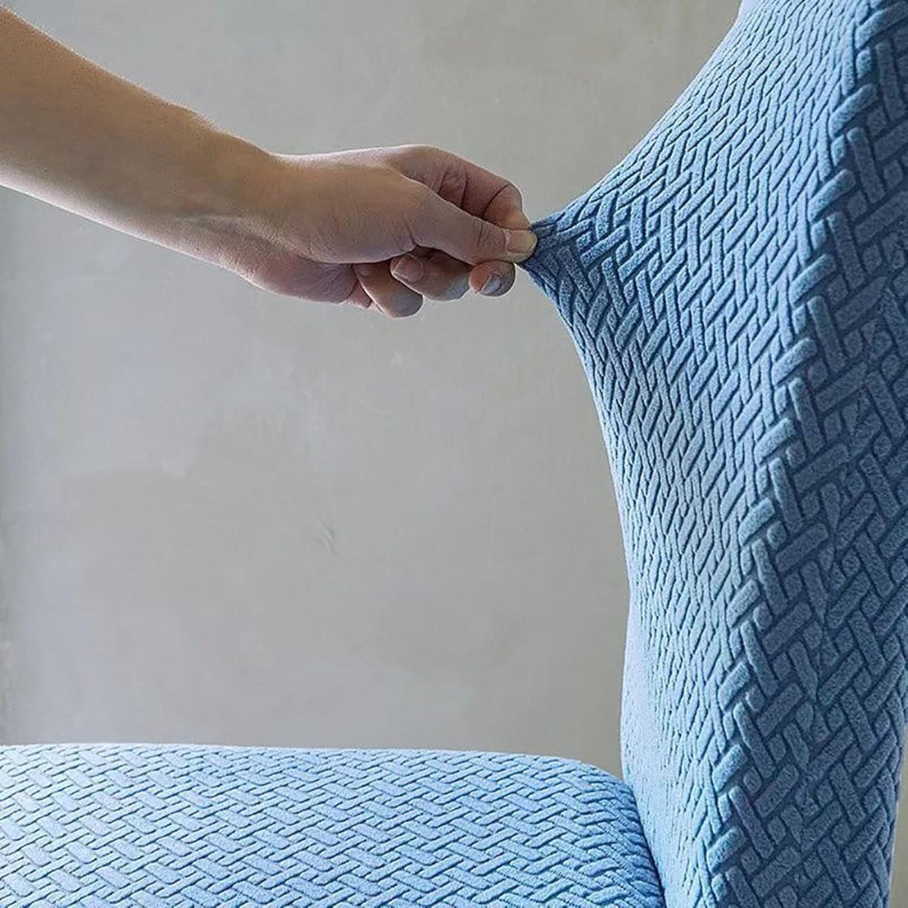 Norvo | Sylva Jacquard Fløyel Stretch Spisestoltrekk