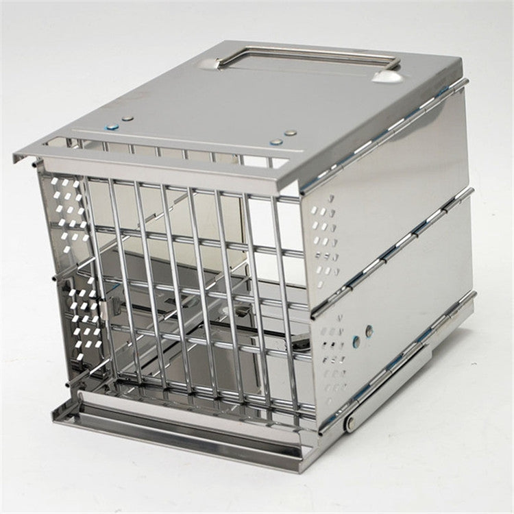 Norvo | Bærbar Rustfritt Stål Sammenleggbart Grill Kullgrill Grill Utendørs Camping Vedovn