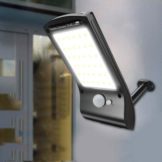 Norvo | Sollys utendørs 36 LED super lys solcellelampe 280LM bevegelsessensor sikkerhetslys trådløse vanntette fleksible vegglys