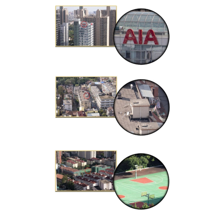 Norvo | Luxun 20X50 Utendørs Kikkert Lavt Lys Natt Syn Ikke-Infrafred Høy Ytelse Kikkert (Svart)