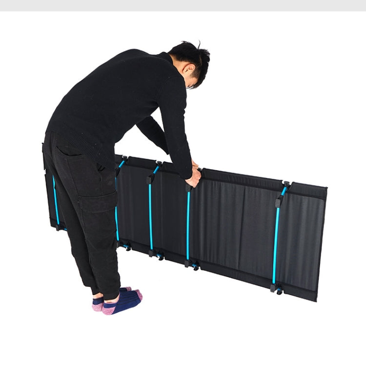 Norvo | CLS Utendørs Lett Sammenleggbar Seng Camping Enkel Fritidsseng (Svart)