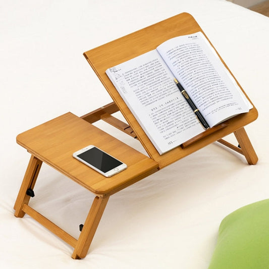 Norvo | 741ZDDNZ Seng Bruk Fldbar Høydejusterbart Laptop Bord Dorm Skrivebord, Spesifikasjon: Medium 64cm