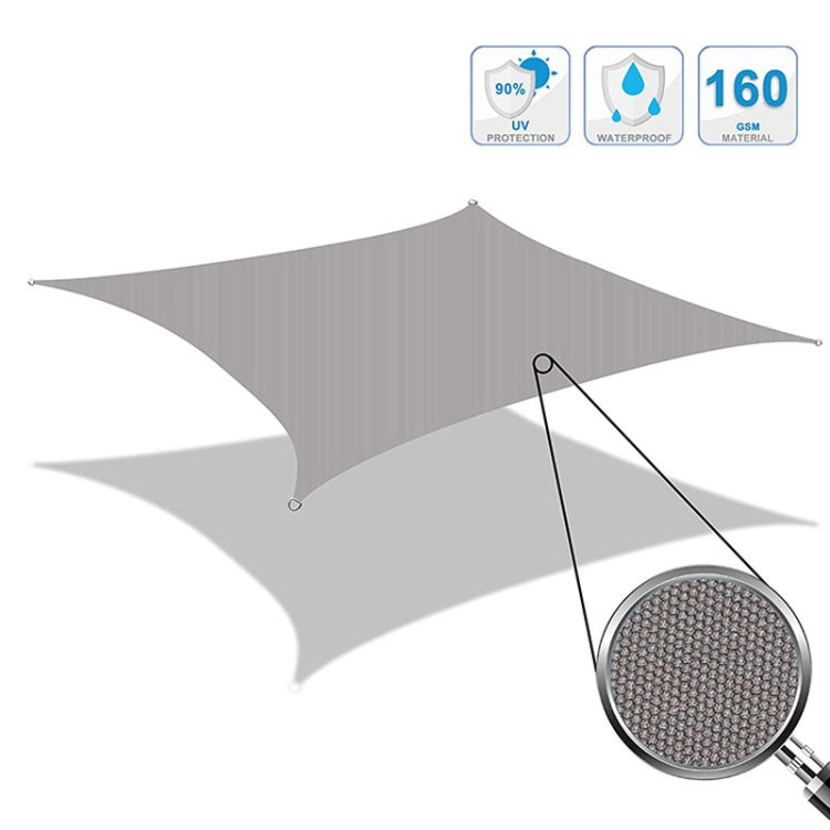 Norvo | Utendørs Hage Solseil Vanntett Anti-UV Markise, Størrelse: 2m x 3m (Kongeblå)
