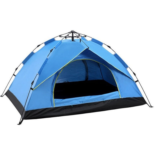 Norvo | TC-014 Utendørs Strand Reise Camping Automatisk Vår Multi-Person Telt for 3-4 Personer (Blå)