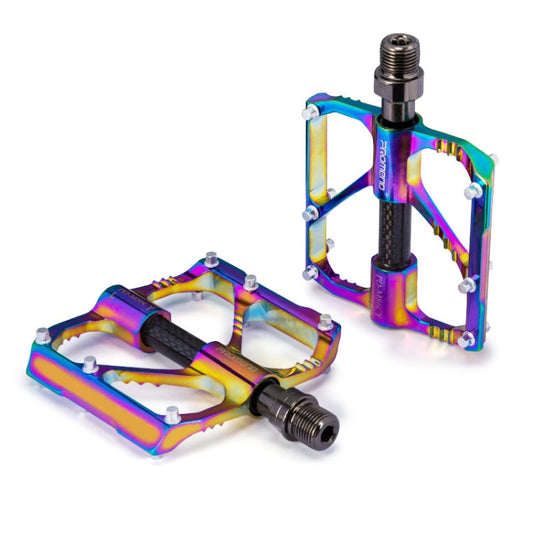 Norvo | 1 Sett PROMEND Tre Peilin Lagre Aluminiumlegering CNC Sykkel Fargerike Pedaler PD-M86CY