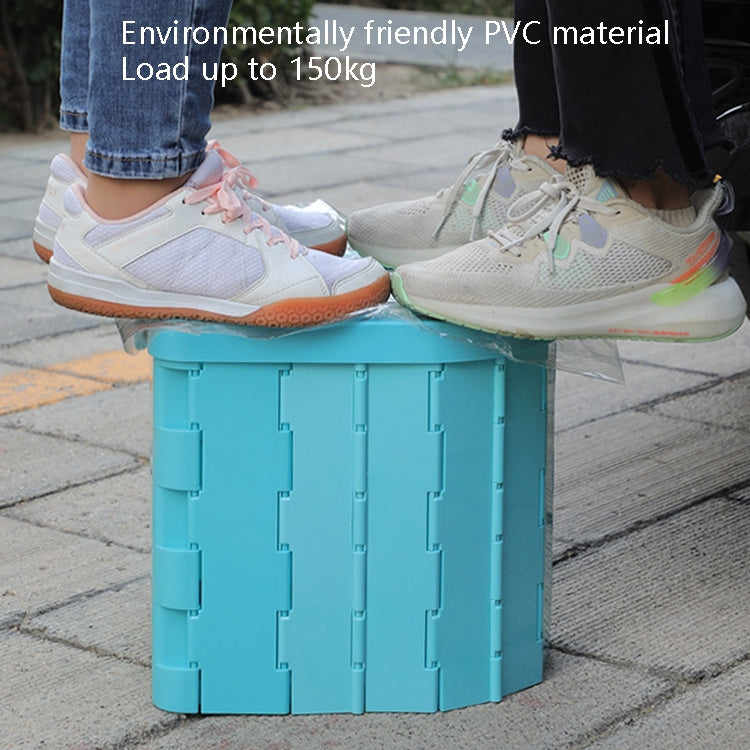 Norvo | Auto-Toalett Integrert Bærbar Sammenleggbar Toalett Selvkjørende Tur Utendørs Camping Toalett (Lys Grå)