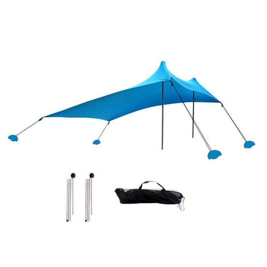 Norvo | Utendørs Strand Lycra Telt Solseil Camping Telt, Størrelse: 210x160x150cm(Blå)