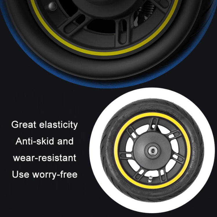 Norvo | 10 Tommers Elektrisk Scooter Frontdekk Uten Slange for Ninebot MAX G30 (Gul)
