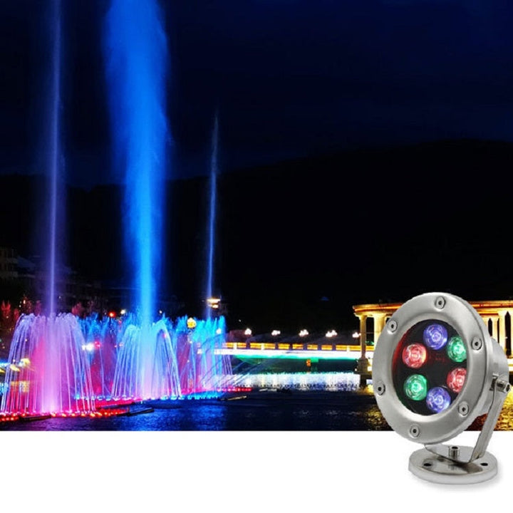 Norvo | LED Undervannslys Svømmebasseng Fiskedam Fontene Vanntett Landskapslys 9W (Warm White)