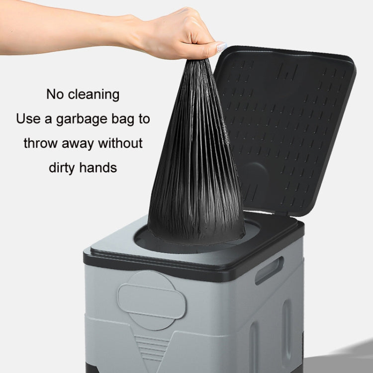 Norvo | Automatisk sammenleggbart bærbart toalett utendørs nødmobiltoalett (Hærsgrønn)