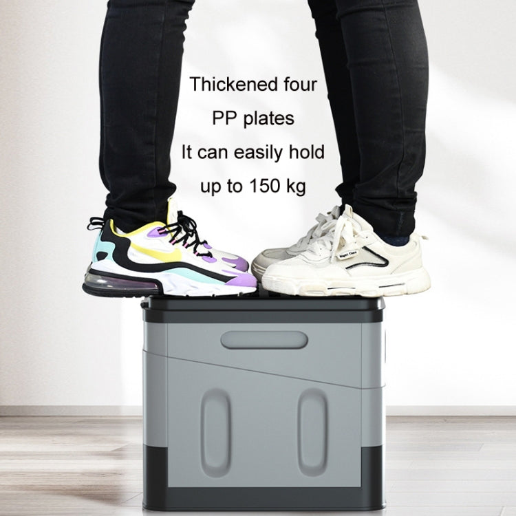 Norvo | Auto Folding Portable Toilet Outdoor Emergency Mobile Toilet (Mørk Grå)