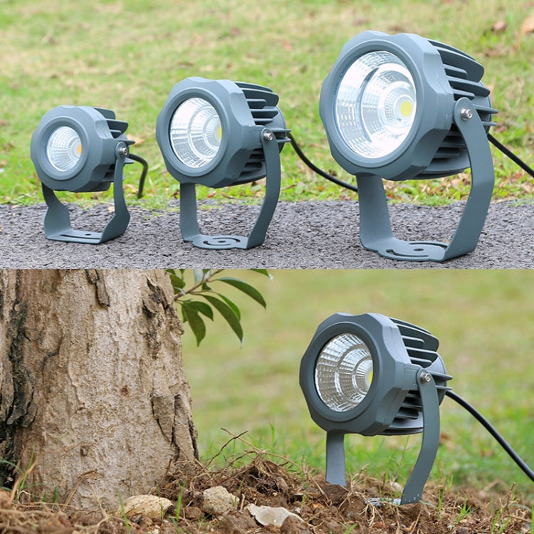 Norvo | COB LED Ute Flomlys – Vanntett Justerbart Spotlight for Hager, Reklametavler & Utendørs Belysning (7 Farger, 20W)