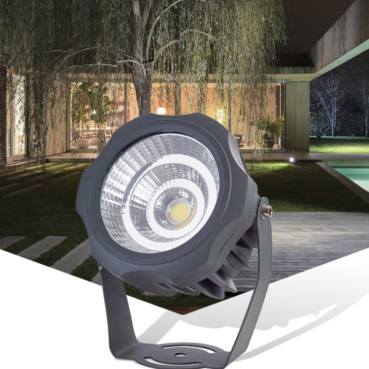 Norvo | COB LED Ute Flomlys – Vanntett Justerbart Spotlight for Hager, Reklametavler & Utendørs Belysning (7 Farger, 20W)