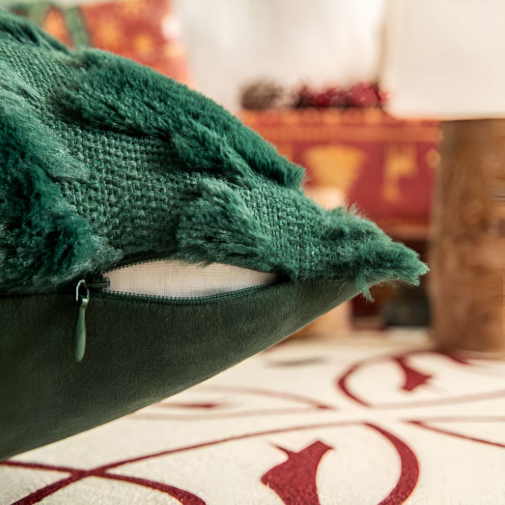 Norvo | Cozy Plush Christmas Tree Pillowcase laget av ultra-mykt stoff