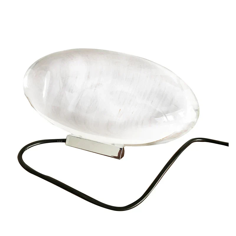 Norvo | Crystal LED Bordlampe "Eye of the Sky" – Italiensk Design Nattbord Prosjektorlampe for Stue og Soverom Dekorasjon