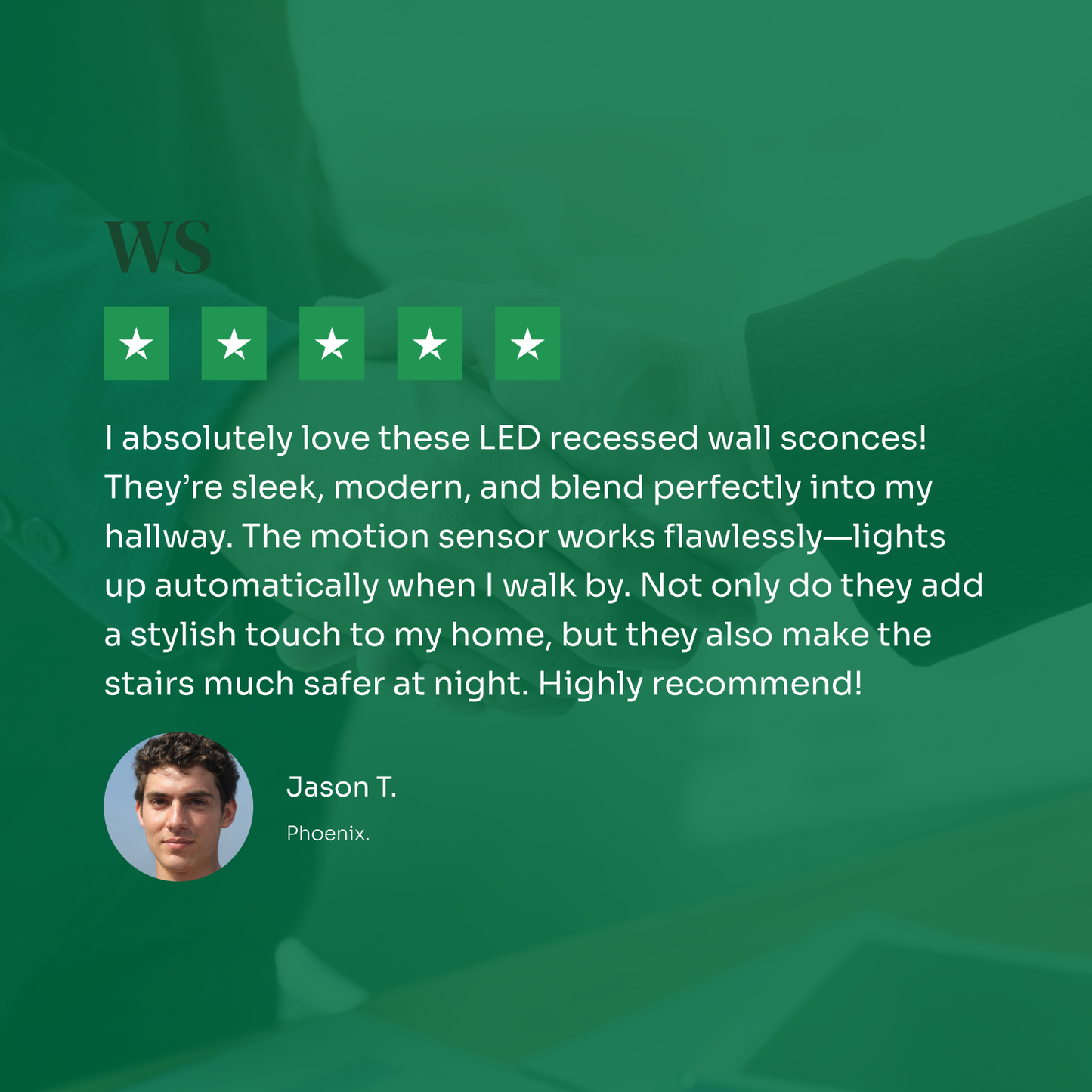 Norvo | LED Innfelt Vegglamper | Bevegelsessensor. Energisparende & Ideell for Gang. Stuer. og Soverom.