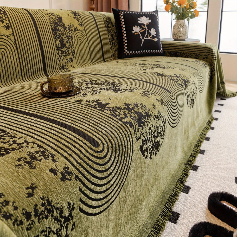 Norvo | Mosaic Lines Pattern Sofa Cover