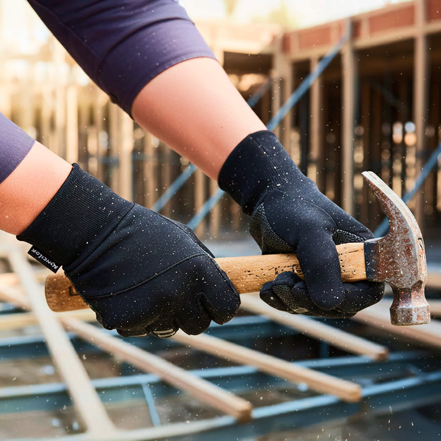 Norvo | Termisk Vanntette Arbeidshansker – Holdbare Antiskli Vinterhansker med Berøringsskjerm for Utendørsarbeid UK