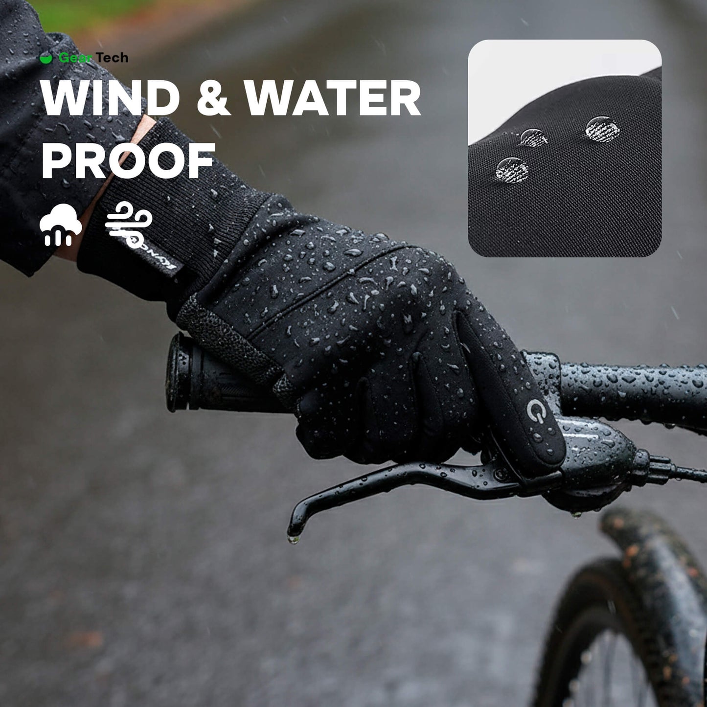 Norvo | Termisk Vanntette Arbeidshansker – Holdbare Antiskli Vinterhansker med Berøringsskjerm for Utendørsarbeid UK