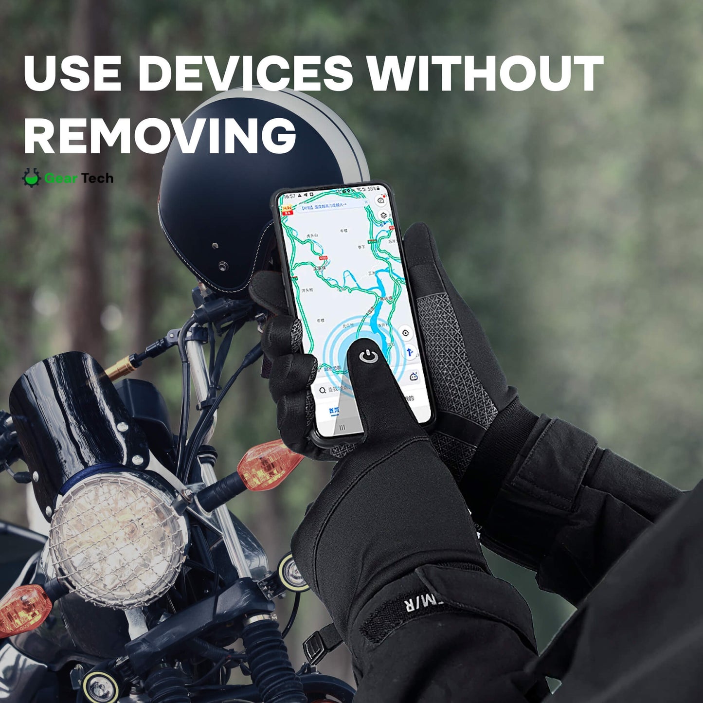 Norvo | Termisk Vanntette Arbeidshansker – Holdbare Antiskli Vinterhansker med Berøringsskjerm for Utendørsarbeid UK