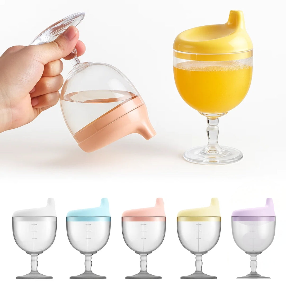 No-Spill Silikone – Easy-Grip Håndtak – Støtter Avvenning – Mess-Fri Drikking for Småbarn Norvo