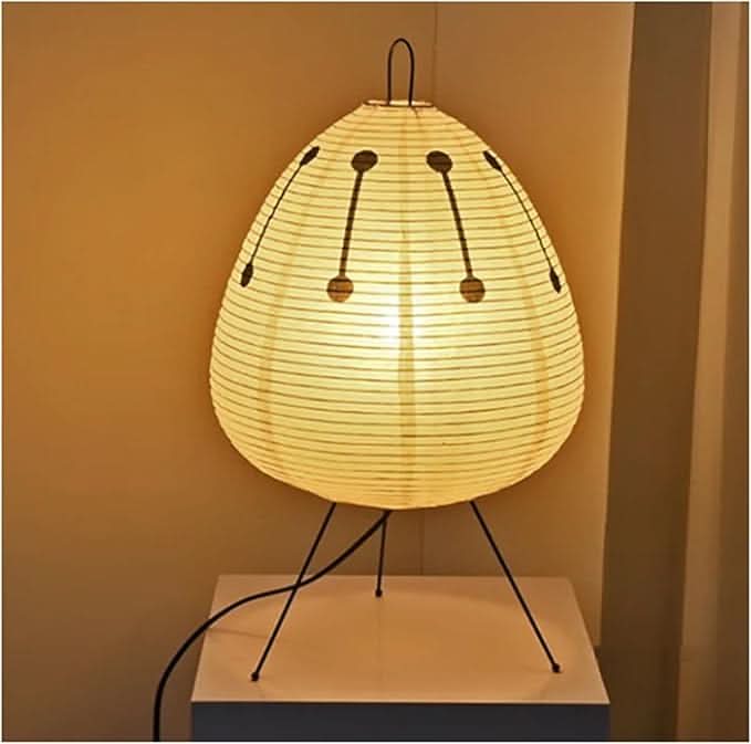 Norvo | Elegant bordlampe laget av rispapir i japansk design